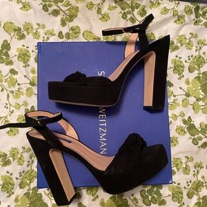 Stuart weitzman suede platform sandal sZ 11 NWB